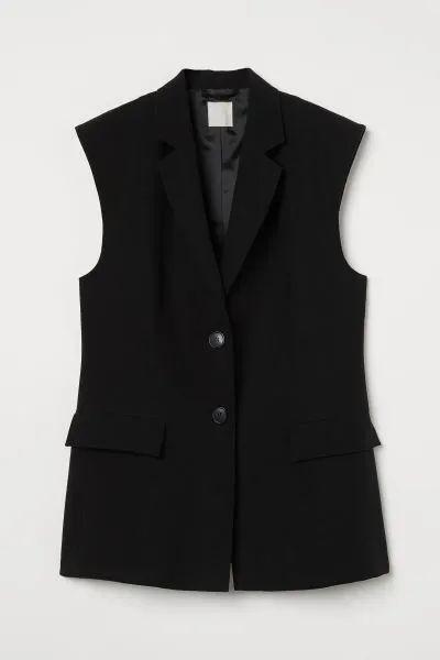 Women's sleeveless vest blazer professional styling